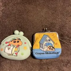 クレヨンしんちゃん　シリコンがま口財布