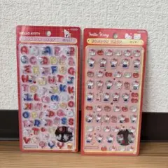 キティー　英字　ボンボンドロップシール　ミニ