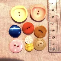 自分だけのワンポイントを♪レトロかわいいデッドストックボタン