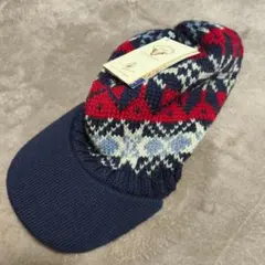 新品 つば付き HIGHLAND 2000 イギリス キャップ ニット帽 レア