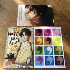 進撃の巨人、エレンポストカード3枚セット