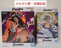 【匿名配送】ワンピース　Grandista　ルフィ&ティーチのサムネイル