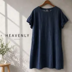 11美品　大きいサイズ　HEAVENLY デニム　ワンピースのサムネイル