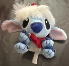 スティッチ サンタ帽子 ぬいぐるみ 約10cm