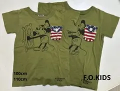 ミッキーマウス Tシャツ 2枚セット