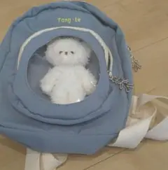 透明ポケット付きリュック