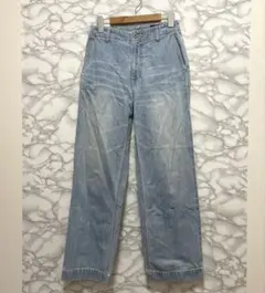 美品 URBAN RESEARCH DOORSインディゴワイドデニムパンツ 38
