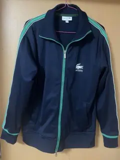 LACOSTE ネイビー ジップアップジャケット US S size