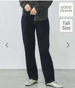 GOODデニムストレートパンツtall