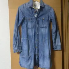 Lee リーデニムシャツワンピ　 古着