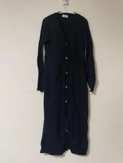 IÉNA ブラックロングカーディガン