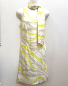 プライベートレーベル ストールワンピース ボウタイワンピース