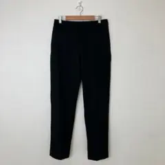 UNIQLO スマートアンクルパンツ ブラック センタープレス レディース M