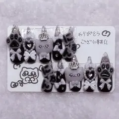 【現品】　ネイルチップ　量産型　地雷系　平成女児　05