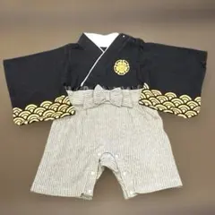 袴ロンパース 70〜80cm男の子 お宮参り 初節句 お食い初め 和装