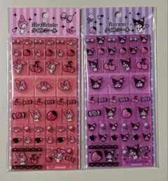 サンリオ　マイメロ・クロミ　タイルシール　2種セット