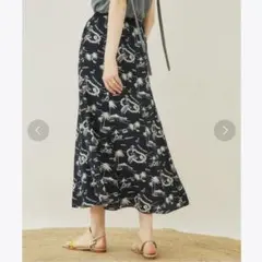 PUBLIC TOKYO Vintage Aloha スカート ブラック〔A〕のサムネイル