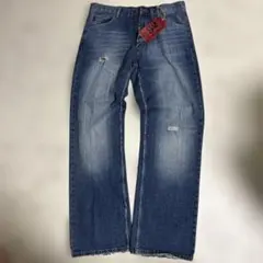 アバクロ デニム パンツ ストレート ダメージ加工 新品タグ付き 2XLのサムネイル