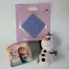 ディズニーアナと雪の女王 おまとめ コースター＆チャーム ポーチ マスコット
