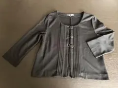 Clear Impression プリーツ付きボレロ　サイズ2 七分袖