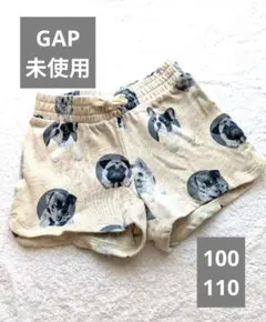 未使用☆GAPkids　犬柄のショートパンツ　XS　110　100