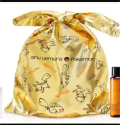 シュウウエムラ ピカチュウ ノベルティ 巾着