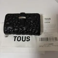 TOUS ブラック 二つ折り財布　Bridge Puffy Bearのサムネイル
