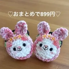 あみぐるみストラップ♡苺の耳♡赤い苺ずきんうさぎちゃん♡ - メルカリ