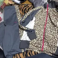 PUMA セットアップ　レオパード　ジャージ　ジャケット　パンツ
