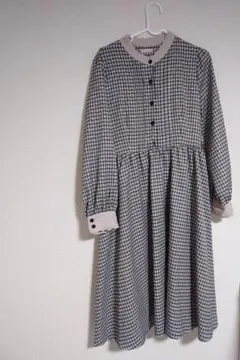 axes femme POETIQUE レトロチェックワンピース