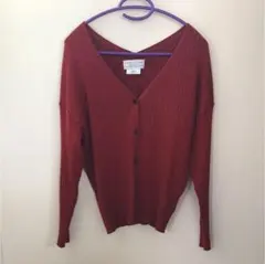 チャオパニックティピー カーディガン 赤