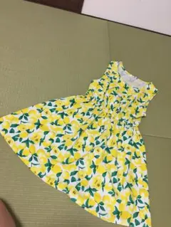 イング系 レモン柄 ワンピース