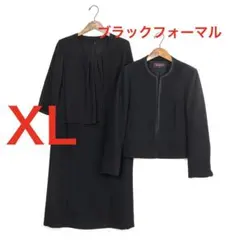 H6101◾️ブラックフォーマル　ノーカラージャケット　ワンピースセットアップ