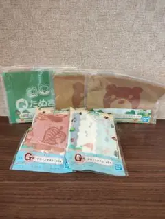 あつまれどうぶつの森　一番くじ　G,Ｅ賞5点セット