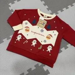 100cm★アンパンマン　クリスマスデザイン　トレーナー　トップス