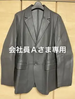 TOMORROWLAND 黒 羊革 ラムレザー ブレザー ジャケット 新品