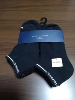 TOMMYHILFIGER レディース ソックス 6足セット 黒 23-25cm