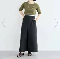 新品　ボックスプリーツスカート