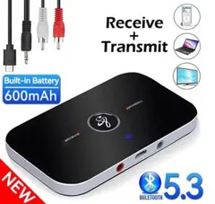 Bluetooth 5.3 ワイヤレスオーディオトランスミッター レシーバー