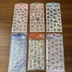 キャラクターシール 6パックセット