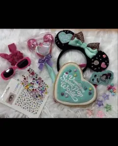 ヴァネロペ パルパルーザ ディズニー カチューシャ バック ステッキ 9点セット