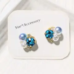 15-7　ハンドメイド☆ビジューピアス／イヤリング
