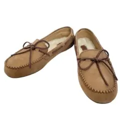 UGG アグ　レザーモカシン　スリッポン ローファー ブラウン 23cm 箱付き