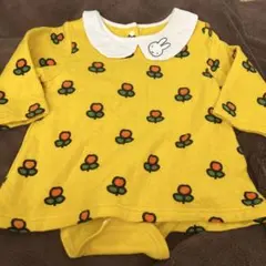 ミッフィー 花柄ロンパース