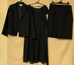 セレモニースーツ3点セット　ブラック　15号