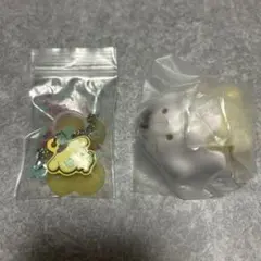 サンリオキャラクターズ ダブルチャーム　おばけごっこ　ポムポムプリン　プリンくん