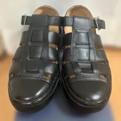 Converse レザー グルカサンダル ブラック　24のサムネイル