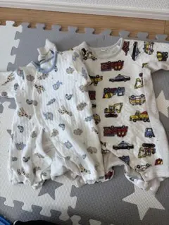 動物ロンパース（50〜60）・車のロンパース（60〜70）