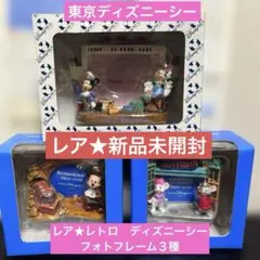 希少】ディズニー ヴィランズ 立体 フォトフレーム ヴィンテージ 立体