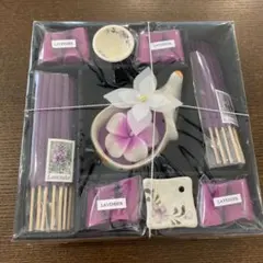 ✨新品未使用✨お香とキャンドルセット　ラベンダー　紫　お香　キャンドル